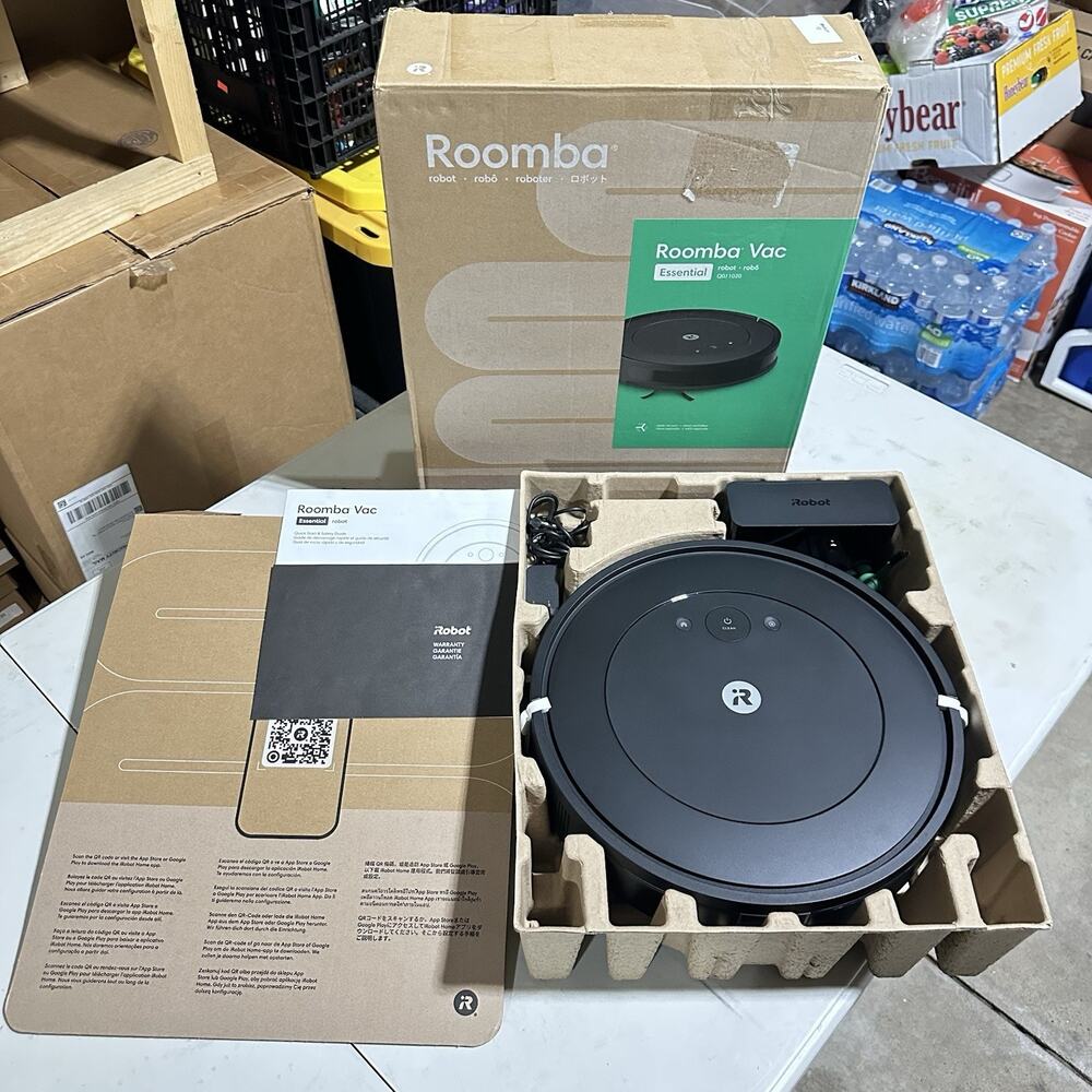 iRobot Roomba Vac Essential Floor Vacuum Cleaner Q011020 | Open Box - Tested